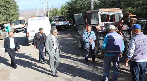 Mezarlıklarda belediyelerin iş birliği