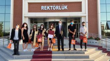 Mezunlardan Rektör Prof. Dr. Beydemir’E Ziyaret
