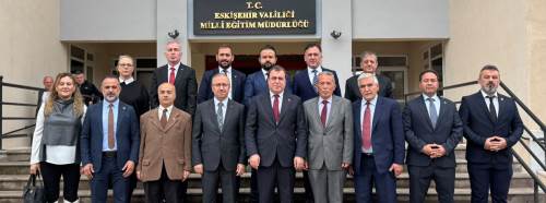 MHP Eskişehir İl Başkanı Sezer'den İl Millî Eğitim Müdürü Aydın'a ziyaret