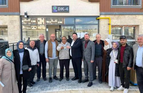 Mihalıççık’ta TOKİ sevinci: AK Parti heyeti vatandaşlarla buluştu