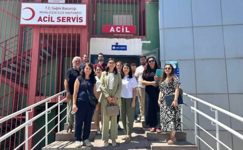 Mihalıççık’taki sağlık kurumlarına inceleme ziyareti