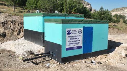 Mihalıççık ve Sivrihisar'da yeni su depoları hizmete alındı