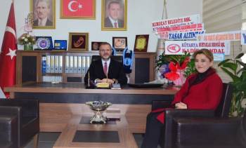 Milletvekili Ceyda Çetin Erenler’Den Başkan Ceyhun’A Tebrik Ziyareti
