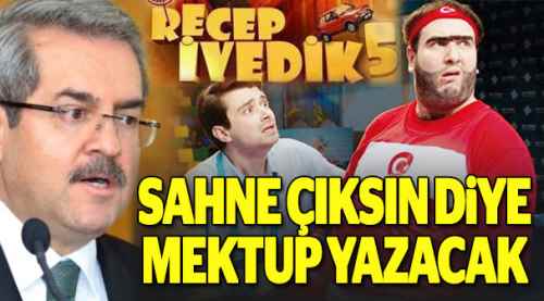 Milletvekili sahne çıksın diye mektup yazacak