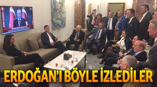 Milletvekilleri Erdoğan'ın açıklamalarını böyle izledi