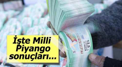 Milli Piyango çekiliş sonuçları