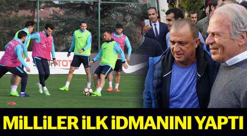 Milli Takım Eskişehir'de ilk idmanını yaptı