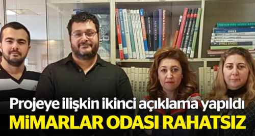 Mimarlar Odası rahatsız