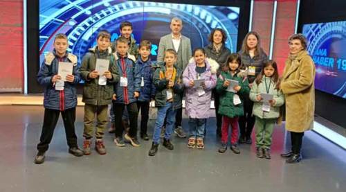 Minik gazetecilerden ESGROUP’a ziyaret