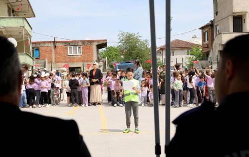 Minikler trafik kurallarını eğlenerek öğrendi