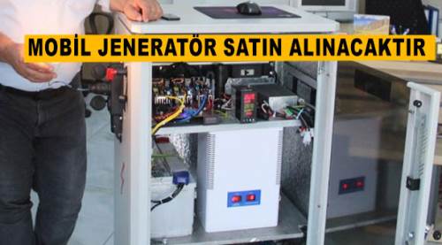 Mobil jeneratör satın alınacaktır