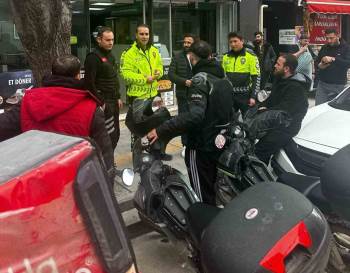 Motokur Sürücülerini Bilgilendirdiler
