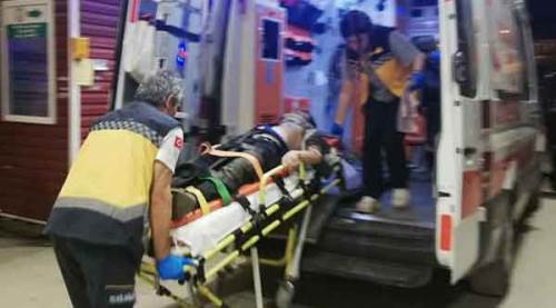 Motosikleti ile intihar girişiminde bulundu