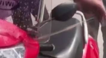 Motosikletten öyle bir şey çıktı ki...