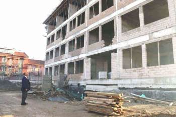 Müdür Başyiğit, Okul İnşaatlarında İncelemelerde Bulundu
