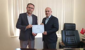 Müezzin Kayyım Bekir Dane’Ye "Başarı Belgesi"
