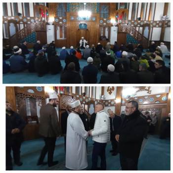 Müftü Açık, Akabe Camii Cemaatiyle Buluştu
