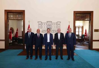 Müftü Erhun, Camiler Ve Din Görevlileri Haftası Sebebiyle Vali Kızılkaya’Yı Ziyaret Etti
