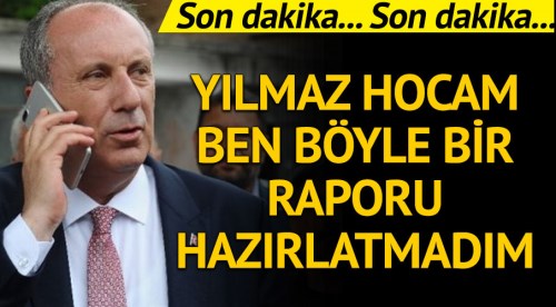 Muharrem İnce'den Büyükerşen'e mesaj