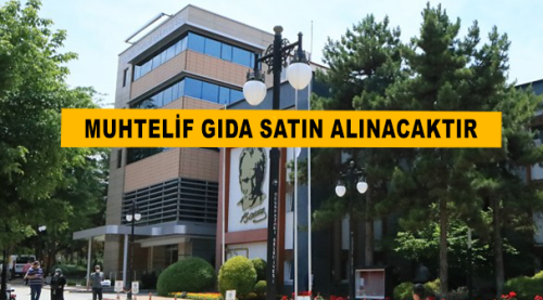 Muhtelif gıda satın alınacaktır