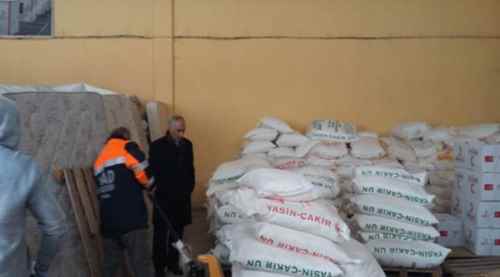 Mültecilere 3 ton un yardımı