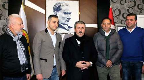 Mustafa Destici'den Eskişehirspor'a ziyaret