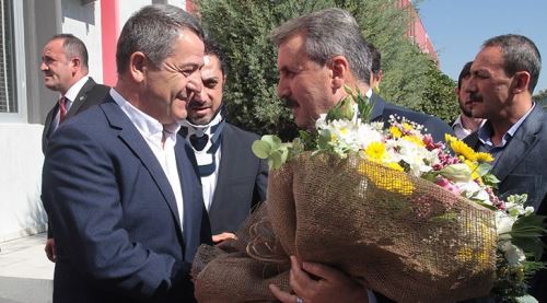 Mustafa Destici Eskişehirspor'u ziyaret etti