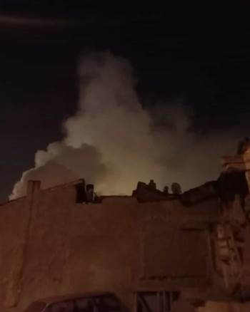 Müstakil Evde Çıkan Yangın Geceyi Aydınlattı
