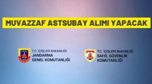 Muvazzaf astsubay alınacak