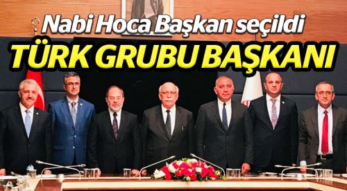 Nabi Avcı Türk Grubu Başkanı seçildi