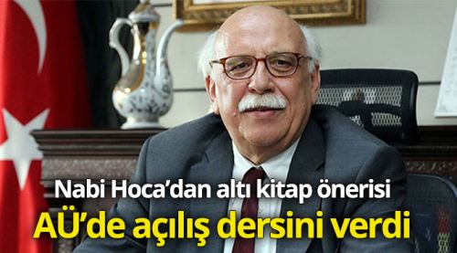 Nabi Hoca’dan altı kitap önerisi