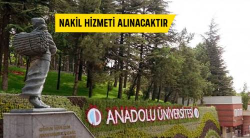 Nakil hizmeti alınacaktır