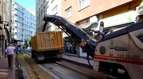 Nayman Sokak'ta çalışmalar başladı