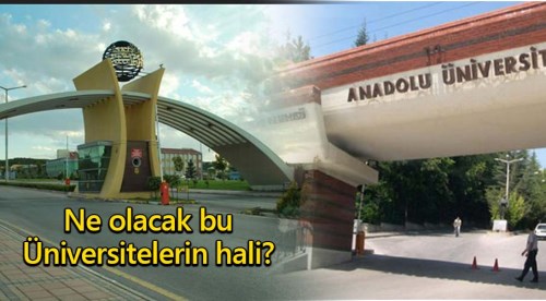 Ne olacak bu üniversitelerin hali
