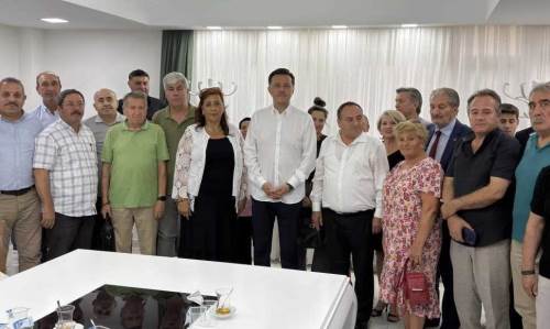 Nebi Hatipoğlu'ndan dernek temsilcilerine ev sahipliği
