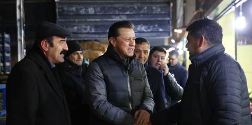 Nebi Hatipoğlu'nun yüzü gülüyor: Vatandaşla buluştu