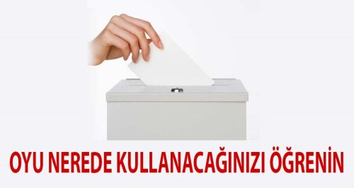 Nerede oy kullanacağım?