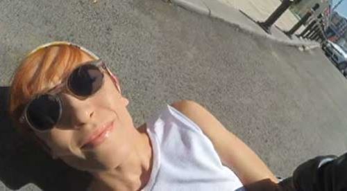 Nişanlı çiftin motosiklet kazası kask kamerasında