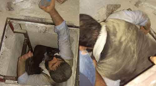 O iğrenç baba, evinin gizli bölmesinde yakalandı!