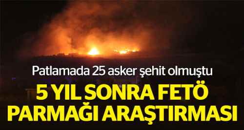 O patlamada FETÖ şüphesi araştırılıyor