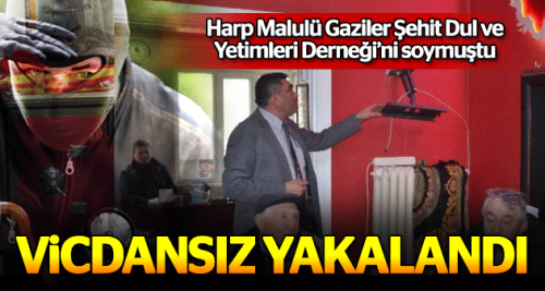 O vicdansız hırsız yakalandı