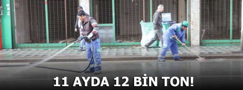 Odunpazarı Belediyesi 11 ayda 12 bin ton çöp topladı