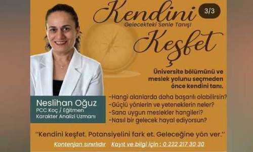 Odunpazarı Kent Konseyi'nden gençlere kariyer ve kişisel gelişim etkinliği