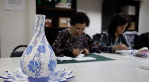 Odunpazarı’nda çini eğitimi