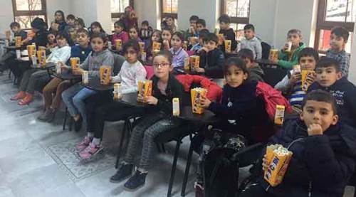 Odunpazarı'nda çocuklara özel film gösterimi