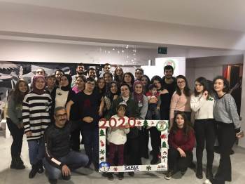 Odunpazarı’nda down sendromlu çocuklara yılbaşı kutlaması