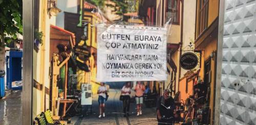 Odunpazarı’nda duyarlı mesaj: “Buraya çöp atmayınız”