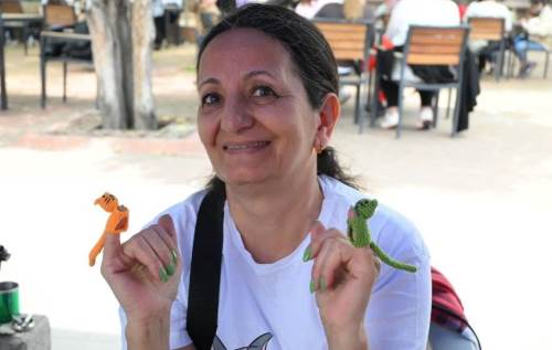 Odunpazarı’nda el emeği ürünler turistlerin ilgi odağı oldu
