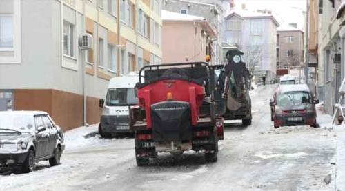 Odunpazarı’nda karla mücadele seferberliği