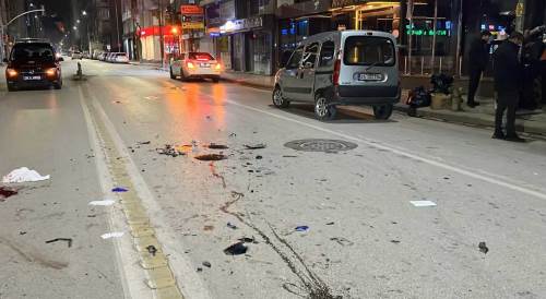 Odunpazarı’nda korkutan kaza: Motosiklet sürücüsü ağır yaralı